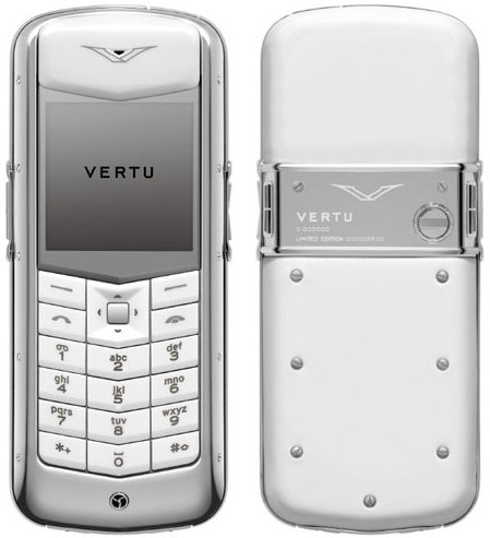В наличии телефон Vertu б/у - Constellation Pure White