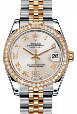 Rolex Datejust 26,29,31,34 mm 31mm Steel and Yellow Gold 178383 Silver