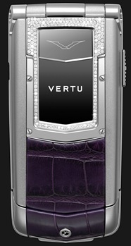 Vertu Constellation Ayxta Diamonds Purple Alligator