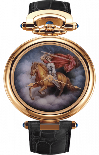 Bovet Miniature Painting by Ilgiz F. 43 mm «Rider of the Apocalypse» AF43590-PU-P
