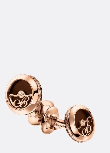 Breguet Accessories Cufflinks Rotor pink gold and enamel 9907BREC