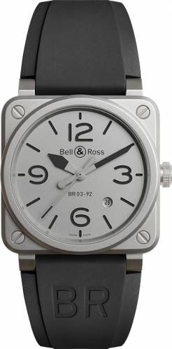Bell & Ross Instruments HOROBLACK BR0392-GBL-ST/SRB