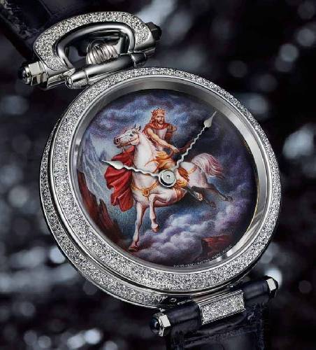 Bovet Miniature Painting 43 mm «Rider of the Apocalypse» white gold AF43588-C12346-PU-P