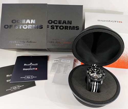 Blancpain x Swatch Scuba Fifty Fathoms Ocean of Storms 42mm SO35B400