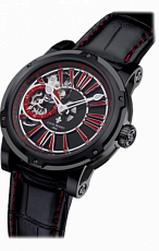 Louis Moinet Metropolis Black Red LM-45.10.52