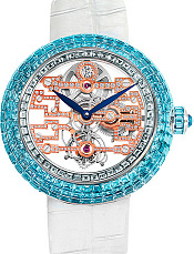 Jacob & Co. Watches High Jewelry Masterpieces BRILLIANT ART DECO SKELETON TOURBILLON BT545.30.BC.RB.A