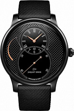 Jaquet Droz Legend Geneva Grande Seconde Power Reserve Black Ceramic Clous De Paris J027035541