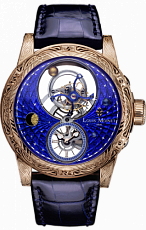 Louis Moinet Limited editions 46 mm Space Mystery Rose gold Engraved