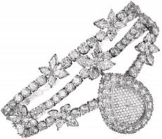 Harry Winston Jewels That Tell Time Marquesa Diamonds Drop 512/LQPP.D/01