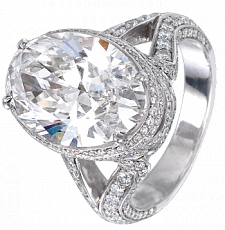 Jacob & Co. Jewelry Bridal Oval-Cut Diamond Solitaire 90712166