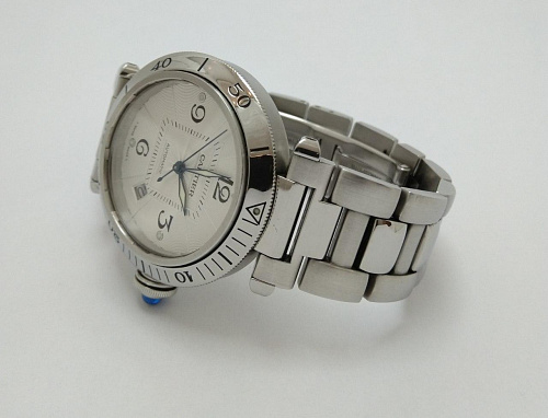 Cartier Pasha Steel Automatic 38mm W31031H3