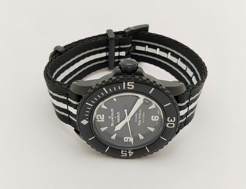 Blancpain x Swatch Scuba Fifty Fathoms Ocean of Storms 42mm SO35B400