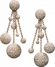 De Grisogono Jewelry Boule Collection Earrings 12062/04
