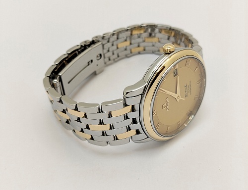 Omega De Ville Prestige Co-Axial Steel Gold 36,5mm 4374.11.00