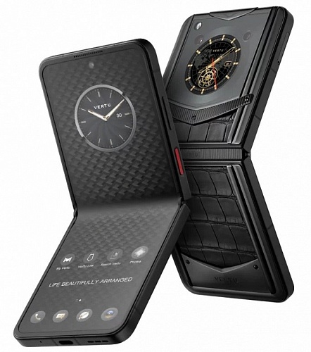 Vertu Ironflip Black Alligator 12GB+512GB