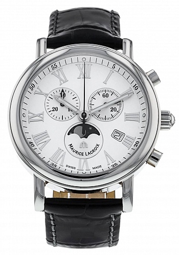 Maurice Lacroix Les Classiques Chronograph Moonphase 40mm LC1048-SS001-110