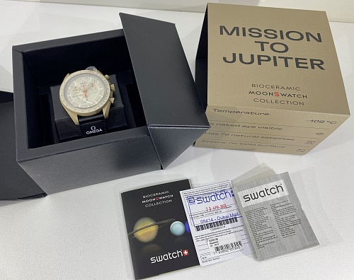Omega X Swatch Mission to Jupiter Moonswatch 42mm S033C100