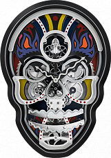 L' Epée Настенные часы Vanitas Fiona Krüger & L'Epée 1839 Colourful Edition