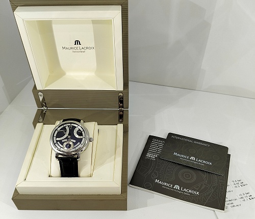 Maurice Lacroix Masterpiece Retrograde 43mm MP7068-SS001-390