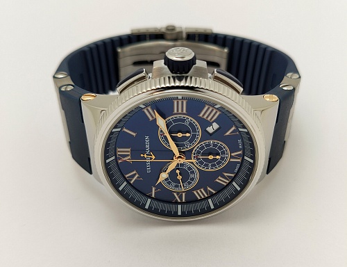 Ulysse Nardin Marine Chronograph Manufacture LE 43mm 1503-150le-3/43-balt v2