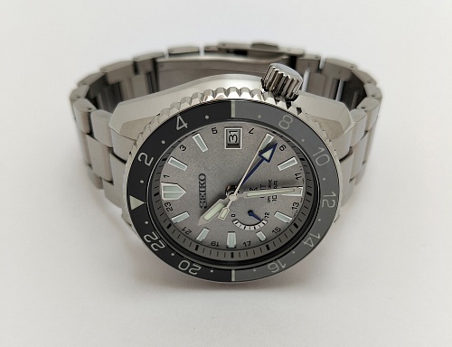 Seiko Prospex LX Line GMT Spring Drive 45mm Titanium SNR051J1