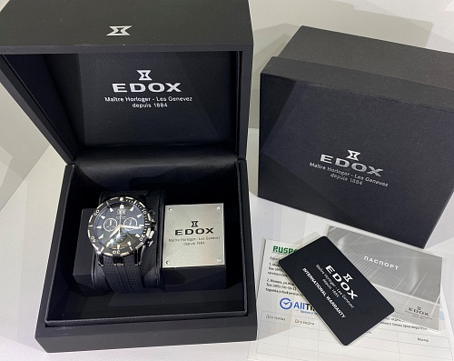 Edox Grand Ocean Chronodiver 250m Quartz 42mm 10022-37NNIN