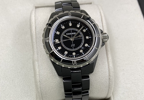 Chanel J12 Quartz Diamonds 33mm H1625