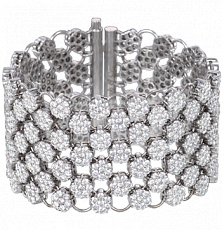 Jacob & Co. Jewelry Fine Jewelry Diamond Mesh Bracelet Bracelets 90710451