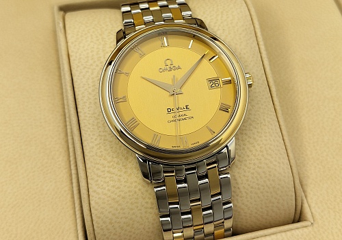 Omega De Ville Prestige Co-Axial Steel Gold 36,5mm 4374.11.00