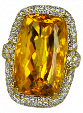 Jacob & Co. Jewelry High Jewelry Citrine Diamond Ring 91327318