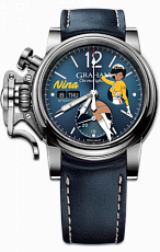 Graham Chronofighter 1695 Vintage NOSE ART LTD Nina 2CVAS.U04A