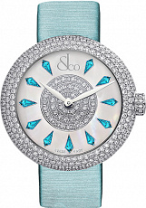 Jacob & Co. Watches Ladies Collection BRILLIANT HALF PAVE BQ030.10.RH.KG.A