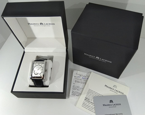 Maurice Lacroix Pontos Rectangulaire Reserve de Marche PT6217-SS001-130