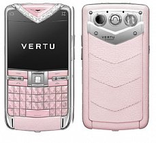 Vertu Constellation Quest розовая кожа, бриллианты