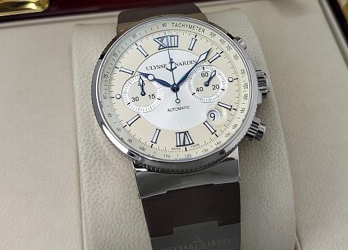 Ulysse Nardin Marine Chronograph 41mm 353-66-3/314