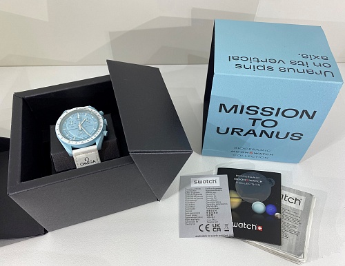Omega x Swatch Mission to Uranus Moonswatch 42mm SO33L100