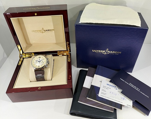 Ulysse Nardin Marine Chronograph 41mm 353-66-3/314