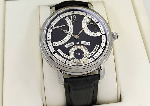 Maurice Lacroix Masterpiece Retrograde 43mm MP7068-SS001-390