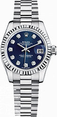 Rolex Datejust 26,29,31,34 mm Lady 26mm White Gold 179179-0021