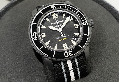 Blancpain x Swatch Scuba Fifty Fathoms Ocean of Storms 42mm SO35B400