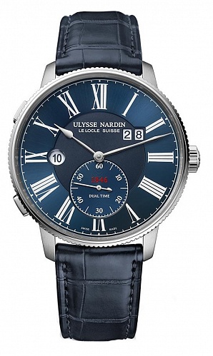 Ulysse Nardin Marine Torpilleur Dual Time 44mm 3343-320-3A