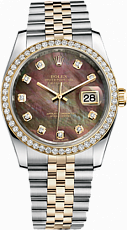 Rolex Datejust 36,39,41 mm 36 mm Steel and Yellow Gold 116243-0036