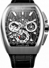 Franck Muller Vanguard Grand Date White Gold Black V 45 CC GD SQT BR B