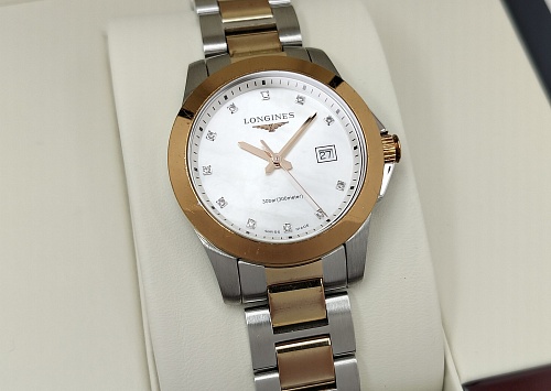 Longines Conquest Lady Diamonds 29mm L3.376.3.87.7