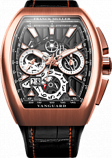Franck Muller Vanguard Grand Date Rose Gold Orange V 45 CC GD SQT BR O