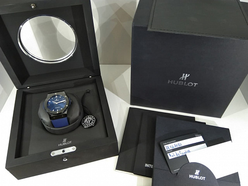 Hublot Classic Fusion Ceramic Blue 45mm 511.CM.7170.RX