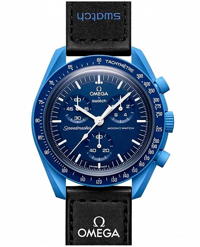 Omega x Swatch Mission to Neptune Moonswatch 42mm SO33N100