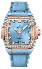 Hublot Spirit of Big Bang Blue Ceramic King Gold Diamonds 39mm 665.EO.891L.LR.1204
