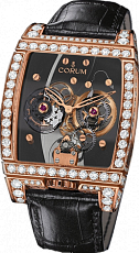 Corum Golden Bridge Golden Tourbillon Panoramique Grey Sapphire 382.871.85/0F01 0000