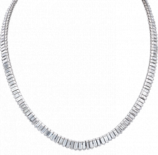 Jacob & Co. Jewelry High Jewelry Baguette Tennis Necklace 90500342